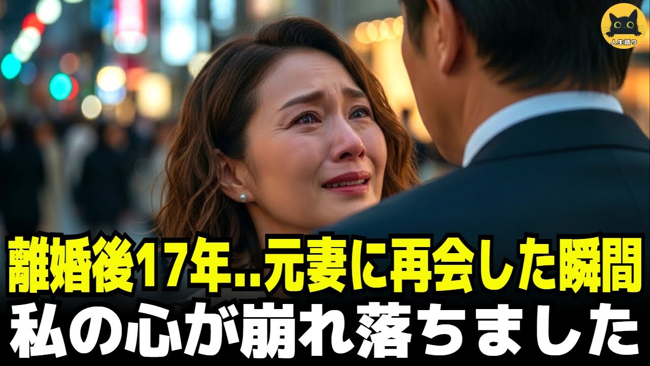離婚後17年.. 元妻に再会した瞬間私の心が崩れ落ちました