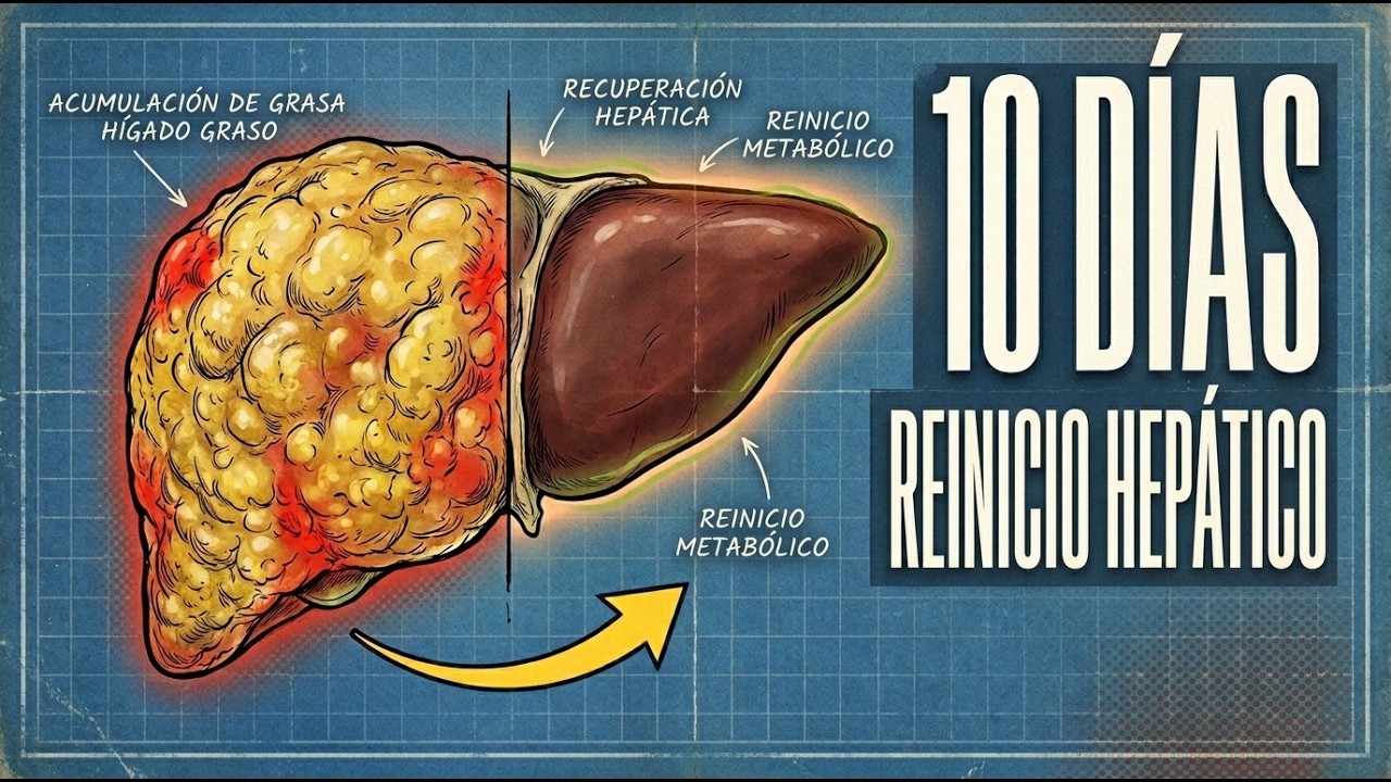 Cómo revertir el hígado graso y perder grasa visceral del vientre en 10 días