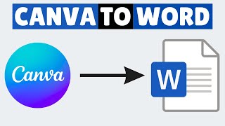 How To Save Canva Design As Word Doent 2025
