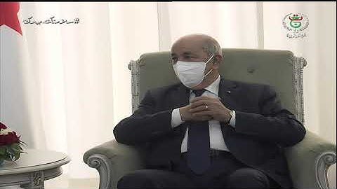 "رئيس الجمهورية السيد عبد المجيد تبون يستقبل قائد القوات الأمريكية لإفريقيا "أفريكوم