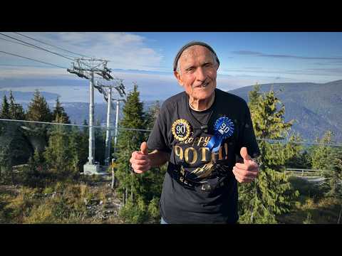 At 90 years old, he climbs the Grouse Grind daily