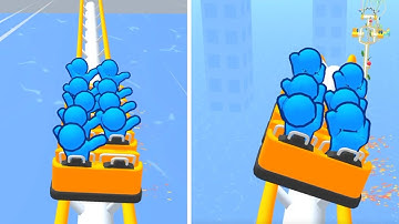 Runner Coaster 🔥 All Levels Gameplay Android, iSO