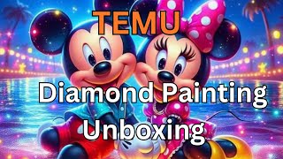 TEMU Diamond Painting Haul  Part 3  Unboxing  Diamond Art