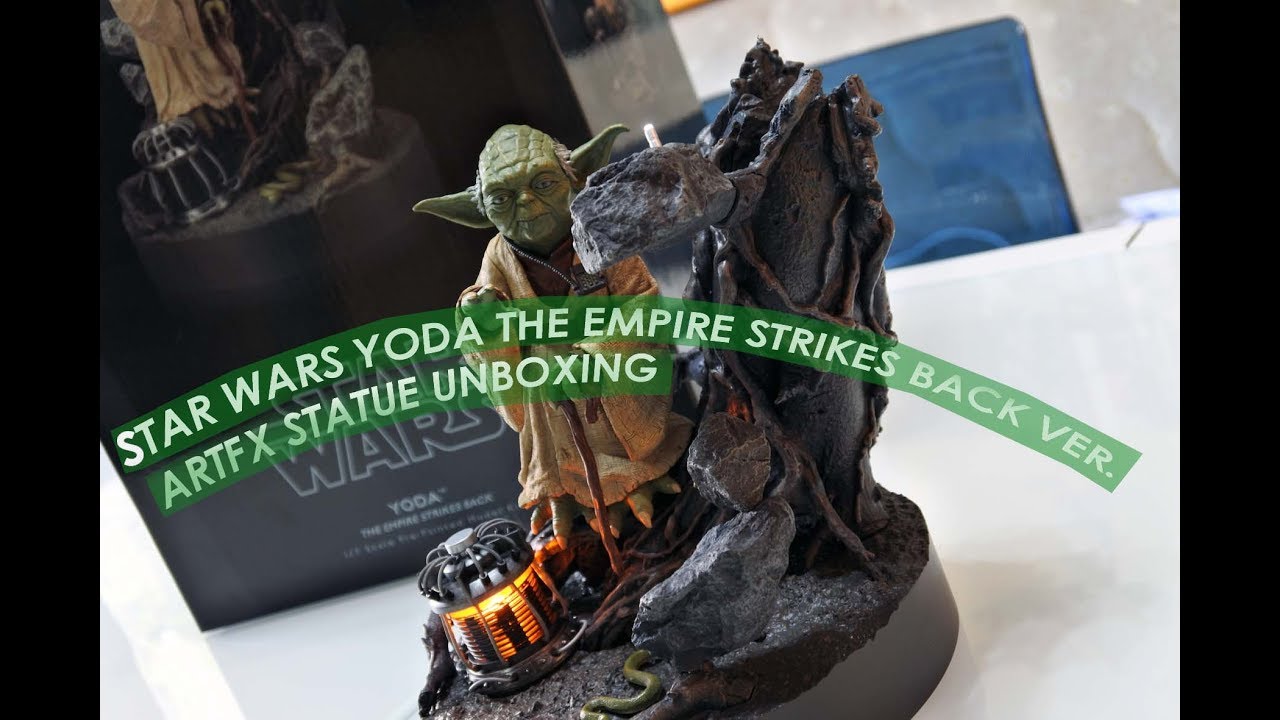 Star Wars Yoda The Empire Strikes Back Kotobukiya Unboxing Youtube