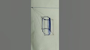 How to draw make a cylinder in one point perspective nid nift uceed ceed cylinder easy drawing