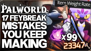 Palworld is INCREDIBLE Now - 20K Damage Katana, Infinite Flying & More - 17 IMPORTANT Feybreak Tips!