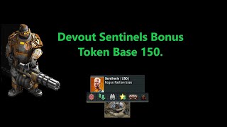War Commander -  Devout Sentinels Bonus Token Base 150.