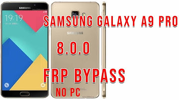 FRP REMOVE | Samsung Galaxy A9 Pro (2016) (SM-A910F/DS) 8.0.0 OREO Google Account Bypass