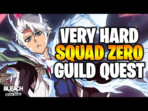 BEATING THE NEW SQUAD ZERO GUILD QUEST! MY BEST TEAM! Bleach: Brave Souls!  