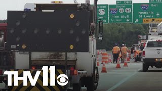 ARDOT closes outside lane of I-30 as workers repair large pothole