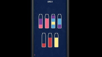 water sort puzzle level 9! colour