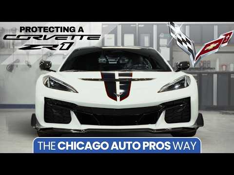 Protecting a Brand New Corvette ZR1 Before It Hits the Road | The Chicago Auto Pros Way