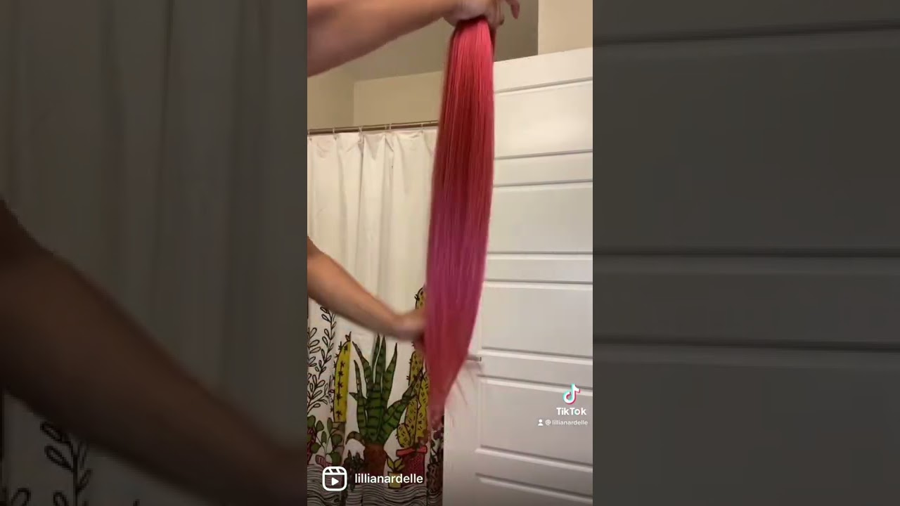 Neon Pink & Burgundy Braiding Hair Blend 🧚🏽‍♀️💕✨