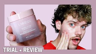 laneige bouncy & firm sleeping mask | trial + review