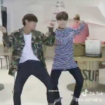 BTS V and Jimin Dance DJ Aisyah Jatuh Cinta Pada Jameela Tik Tok Vers.