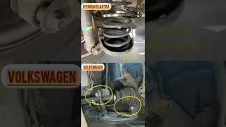 Shock absorption challenge between Hyundai and Volkswagen