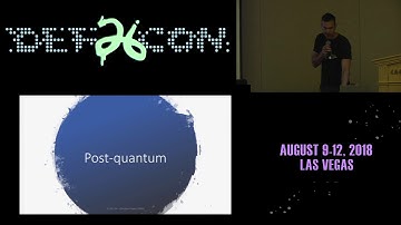 DEF CON 26 CRYPTO AND PRIVACY VILLAGE - Christian Paquin - Integrating Post Quantum Crypto