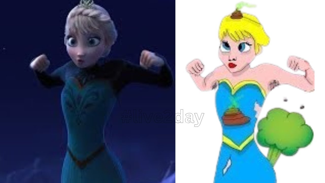 Эльза из «Холодного сердца 2»: Встреча лицом к лицу со своим самым большим страхом. Смешные рисун...