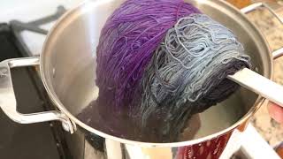 Dyepot PS #6 - Layering Multiple Dyeing Techniques Together
