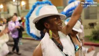 M.J.'s Brass Boppers lead MardiGras parade in Oakland