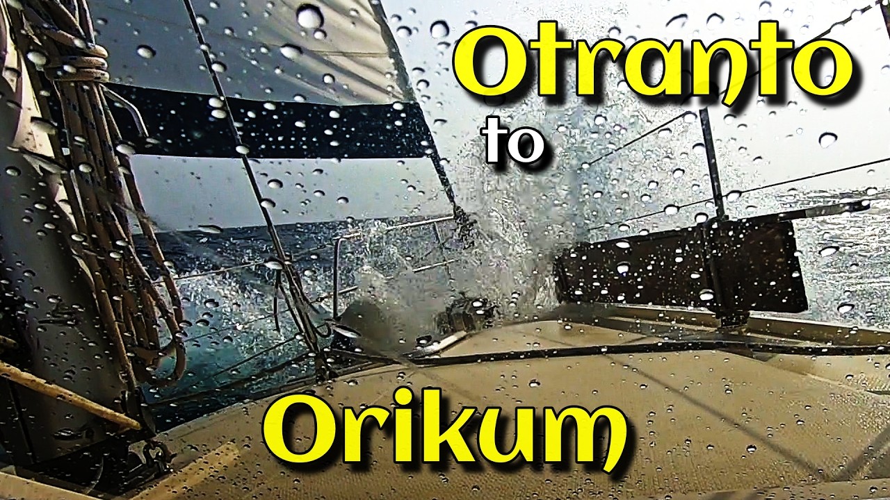 ⁣Sailing across the Adriatic Sea to Albania - mainsail fail in near gale