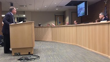 Jordan Siegel speaks about Core Spaces proposal for Library Lot in Ann Arbor