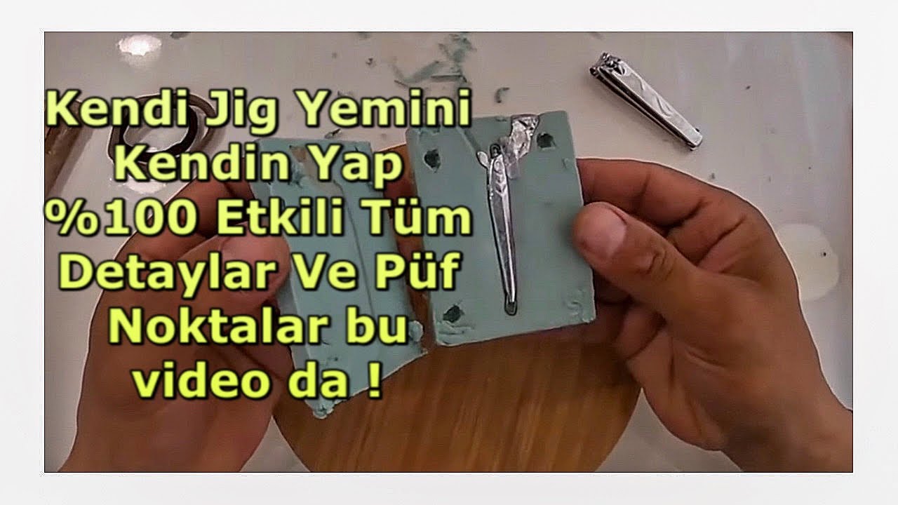Jig Yem Nasıl Yapılır ! home made jigging lure