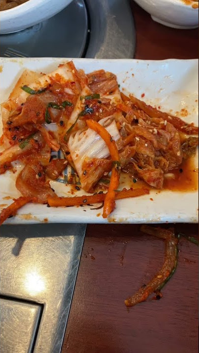 kimchi salah satu bancan (makanan pendamping) dikorea #shorts #koreanfood