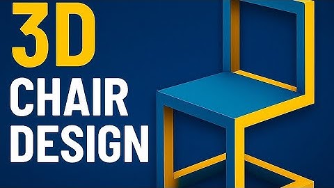 Easy AutoCAD 3D Chair Design – Quick Furniture Modeling for Beginners