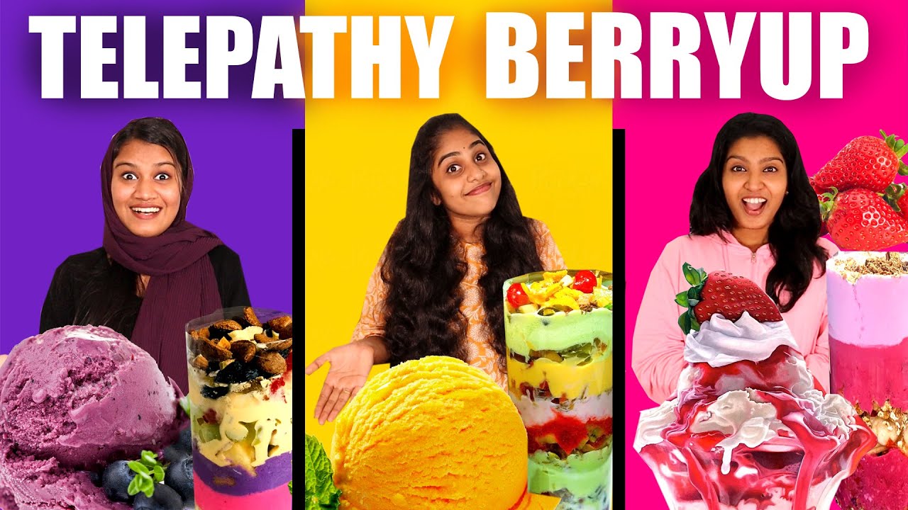TELEPATHY BERRY UP DECORATING CHALLENGE 🤩| ആർക്കാണു പൊരുത്തം | PULLOTHI
