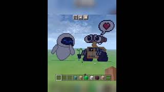 Wall-E | Minecraft Pixel Art |   #shorts