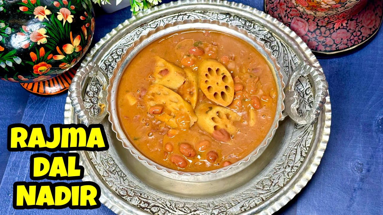 Rajma dal aur Nadru- Nadir te Razma- Kashmiri nadru ki recipe-winter comfort food