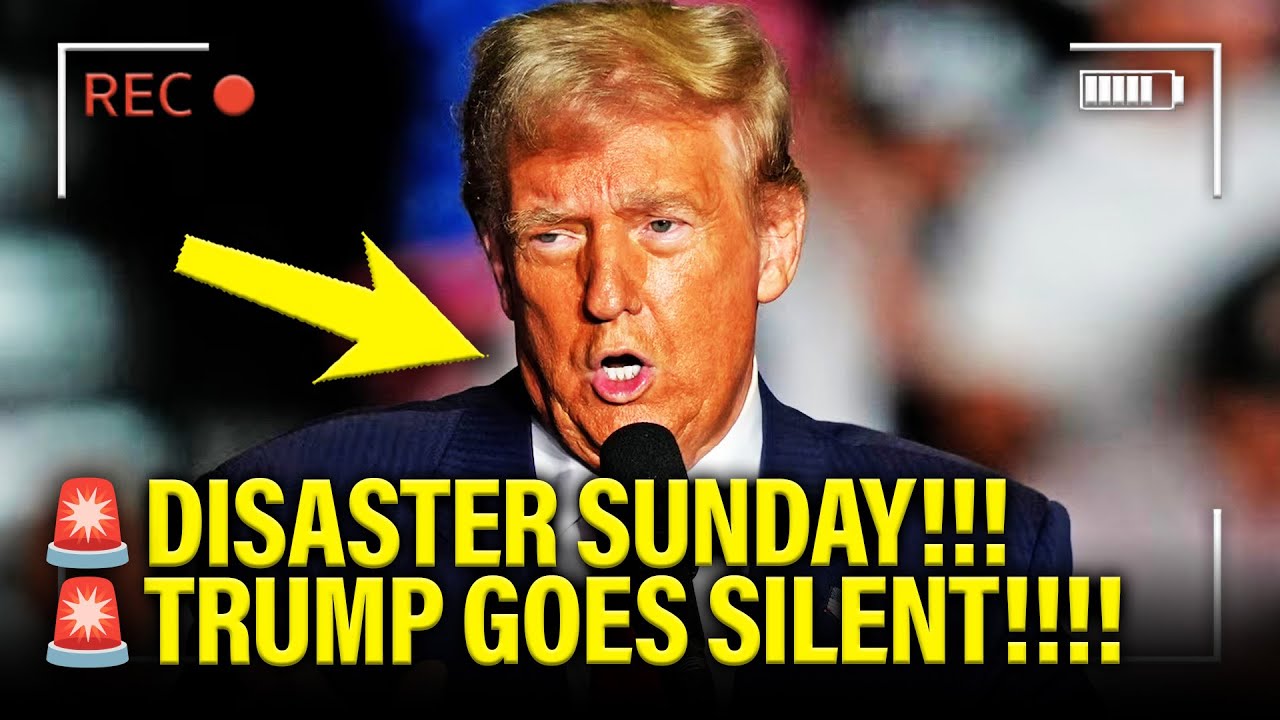 Trump goes SILENT ON SUNDAY as HIS WORLD FALLS APART