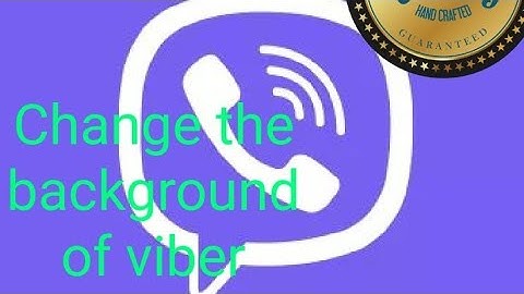How to change the background of any viber group or in personal???  Solution solved. 2020