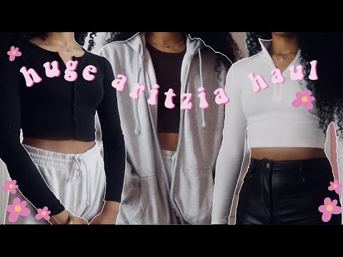 huge aritzia try on haul 2021