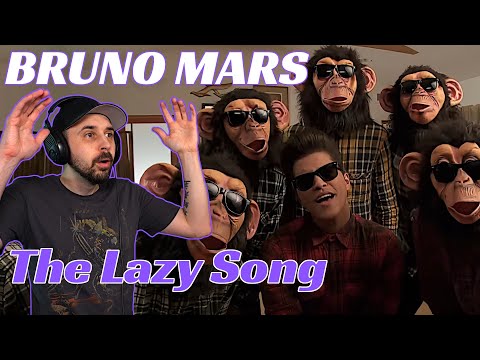 HILARIOUS MOVES! Bruno Mars REACTION - The Lazy Song