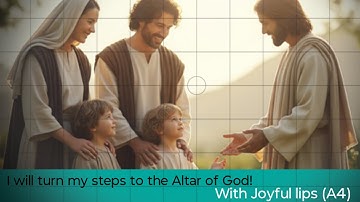 With Joyful lips( A-4) | I will Turn my steps to the Altar of God | Divine Hymn | Pratima Minj