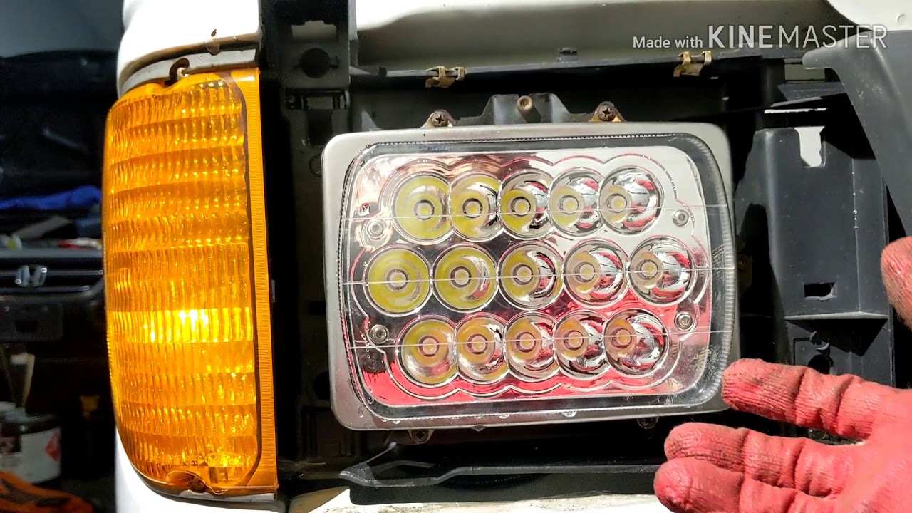 eBay LED headlights vs stock YouTube