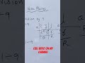 EASY WAY OF DIVISION BY 9# VEDIC MATHS #tricksandsolutions #education #abacus