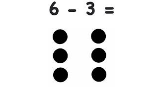 W a l t solve subtraction problems to ten by imaging dice patterns