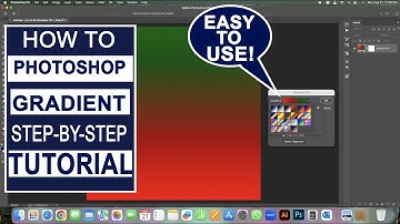 how to photoshop gradient tutorial step by step tutorial #webgifyinstitute