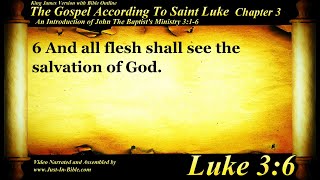 The Gospel of Luke Chapter 3 - Bible Book 42 - The Holy Bible KJV in HD 4K Audio Text