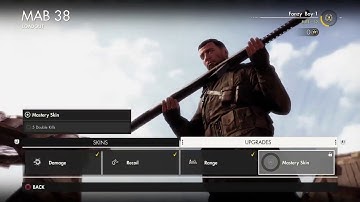 SNIPER ELITE 4 - MAB 38 MASTERY SKIN - 5 DOUBLE KILLS - SAN CELINI ISLAND - PS4 SINGLE PLAYER