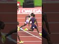 Kayinsola Ajayi with the STARE DOWN to win the men's 100m in 9.84 #DiamondLeague