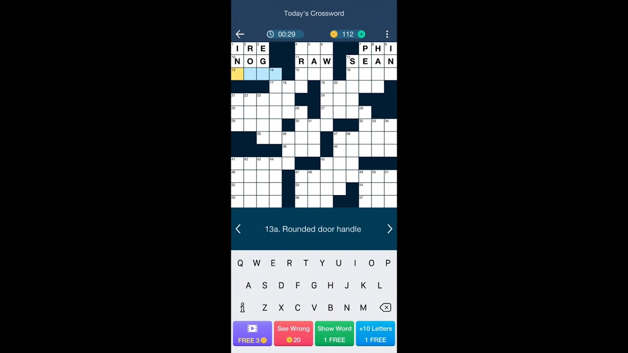 Daily Themed Crossword Puzzles Sports Tuesdays YouTube