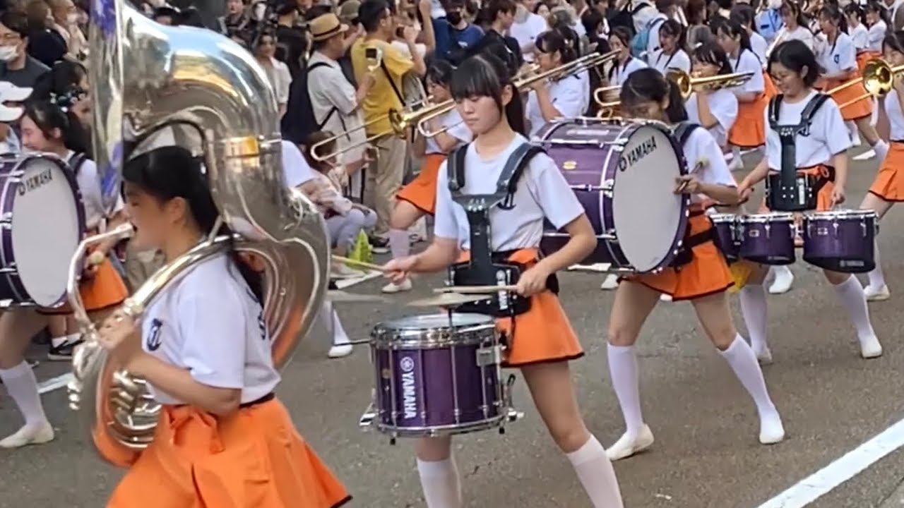 京都橘高校吹奏楽部 金沢ゆめ街道2024パレード（Part II）Kyoto