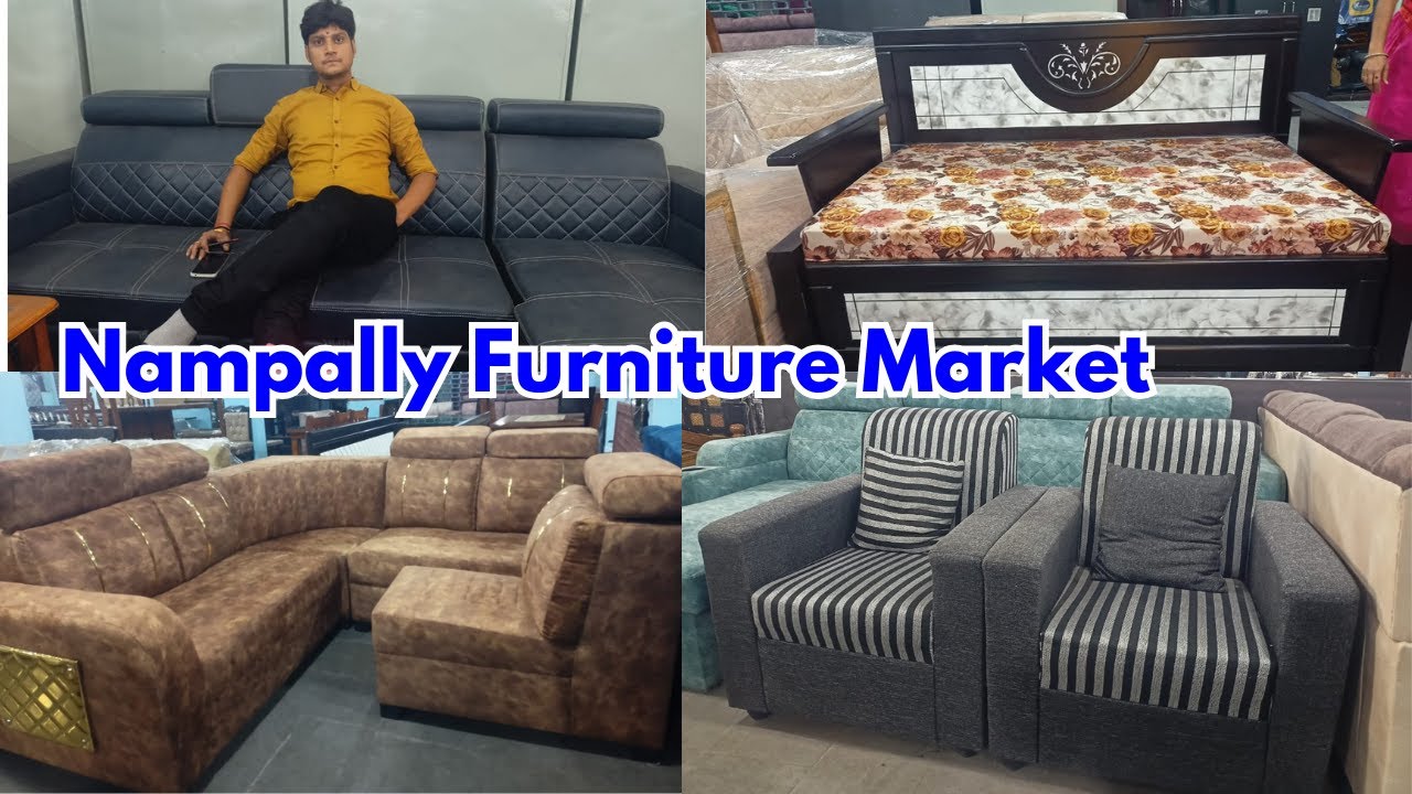 Cheap & Best Furniture In Hyderabad Nampally Furniture Market