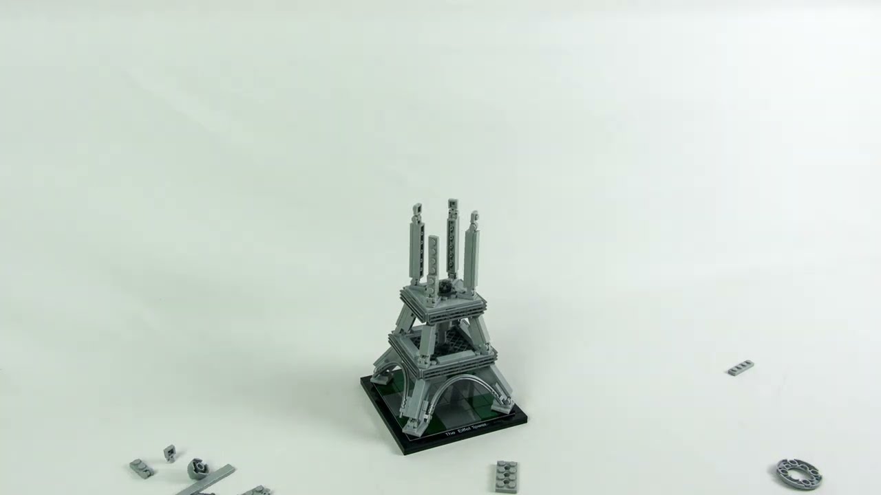 LEGO 21019 - The Eiffel Tower - Timelapse