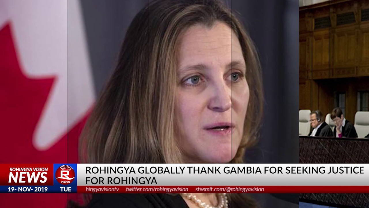 Rohingya Globally Thank Gambia For Seeking Justice for Rohingya