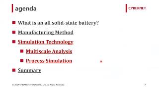 Simulation for the manufacturing process of all solid-state battery